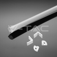 Led Strip Mounting Kit With Diffuser  2000* 15.8*15.8MM White Housing