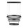 92W SOFT LIGHT CHANDELIER 3000K BLACK DIMMABLE