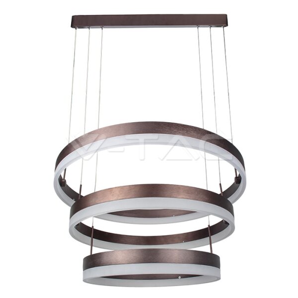 92W SOFT LIGHT CHANDELIER 3000K COFFEE DIMMABLE