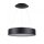 20W LED SURFACE SMOOTH PENDANT LIGHT 3000K BLACK DIMMABLE