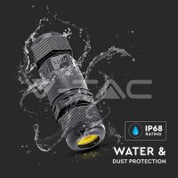 BLACK WATER PROOF TERMINAL BLOCK-(5-9MM)-IP68