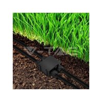 BLACK 4 PIN WATER PROOF TERMINAL BLOCK-CABLE DIAMETER(8-12MM)-IP68