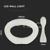 10W LED WALL LIGHT 3000K-WHITE BODY IP65