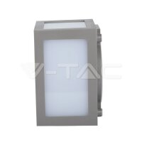 12W LED WALL LIGHT 6400K GREY BODY IP65
