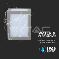 12W LED WALL LIGHT 6400K GREY BODY IP65