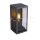 WALL LAMP(1*E27) MATT BLACK-CLEAR GLASS