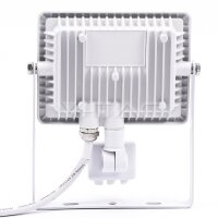 20W SMD PIR SENSOR FLOODLIGHT WITH SAMSUNG CHIP 6400K WHITE BODY WHITE GLASS