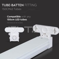 2*150CM BATTEN FITTING