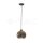 LED PENDANT LIGHT HOLDER E27 WITH 3D GLASS LAMPSHADE -150MM