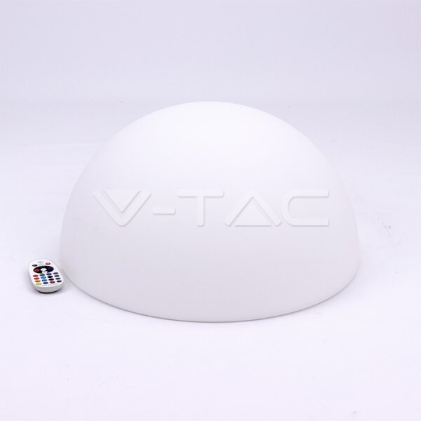 LED HALF-ROUND BALL WITH RGB-D50*26CM