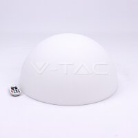 LED HALF-ROUND BALL WITH RGB-D50*26CM