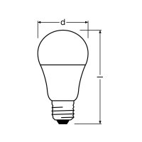 PARATHOM CL A  FR 75 non-dim  10W/827 E27