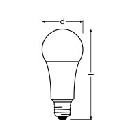 PARATHOM CL A  FR 100 non-dim  13W/827 E27