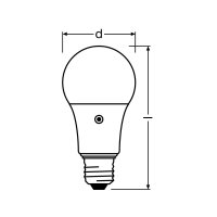 PARATHOM© DAYLIGHT SENSOR CLASSIC A 75 11 W/2700 E27