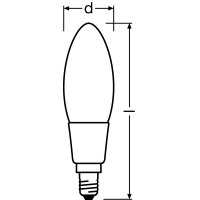 PARATHOM© Retrofit CLASSIC B 60 6 W/2700 E14