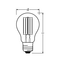 PARATHOM© Retrofit CLASSIC A 100 CL 11 W/4000 E27