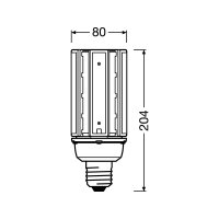 LED-Ersatz von HID Lampen für die Außenbeleuchtung 6000 lm 46 W/4000 E40