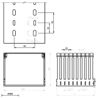 Unex Verdrahtungskanal 80x100 aus U23X