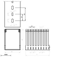 Unex Verdrahtungskanal 80x60 aus U23X