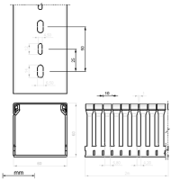 Unex Verdrahtungskanal 60x60 aus U23X