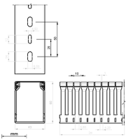 Unex Verdrahtungskanal 60x43 aus U23X