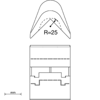 Unex Randleiste für Flachwinkel aus U24X