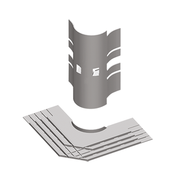 Unex Randleiste für Ausseneck aus U24X