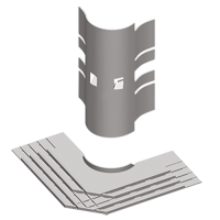 Unex Randleiste für Ausseneck aus U24X