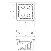 Unex Gerätedose für CEE-Geräte U23X