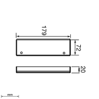 Unex Endstück 70x170 aus U24X