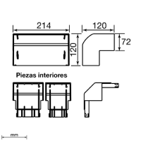 Unex Außeneck 70x210 aus U24X