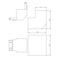 Unex Außeneck 70x130 aus U24X