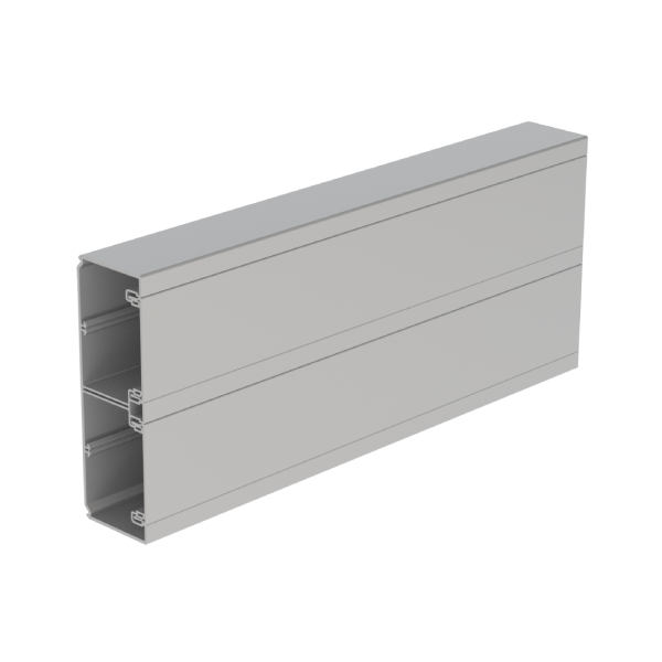 Unex Brüstungskanal 70x210 mit 2 Abdeckungen (80 und 80 mm) aus U23X