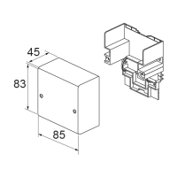 Unex Verbindungs- u. Abzweigdose 85x83 aus U42X