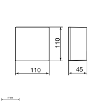 Unex Verbindungs-u. Abzweigdose 110x110 aus U24X