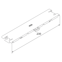 Unex Klammern 230 aus U24X für installationskanal...