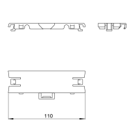 Klammern Unex 110 aus U24X für installationskanal...