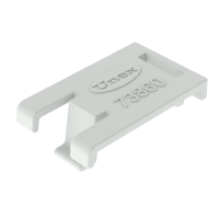 Klammern Unex 40 aus U24X für installationskanal...