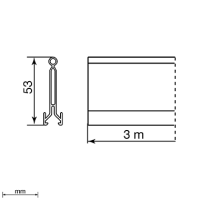 Unex Trennwand 60mm aus U43X