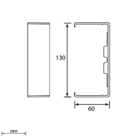 Unex Stoßstellenabdeckung 60x130 aus U24X