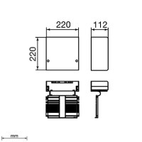 Unex Verbindungs- und Abzweigdose 60x150 aus U24X