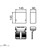 Unex Verbindungs- und Abzweigdose 40x60 aus U24X
