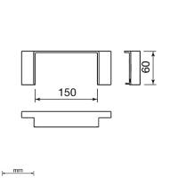 Unex "T"-Stück 60x150 aus U24X