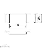 Unex "T"-Stück 60x90 aus U24X