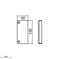 Unex Endstück 60x130 aus U24X