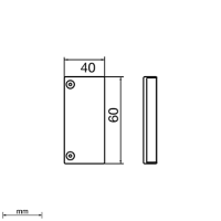 Unex Endstück 40x60 aus U42X