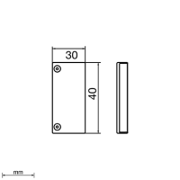 Unex Endstück 30x40 aus U24X