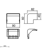 Unex Außeneck 40x90 aus U42X