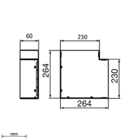 Unex Flachwinkel 60x230 aus U24X
