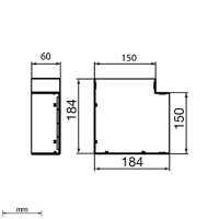 Unex Flachwinkel 60x150 aus U42X